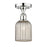 Innovations Edison Bridal Veil 1Lt 5" Semi-Flush, CH/MC - 616-1F-PC-G559-5ME