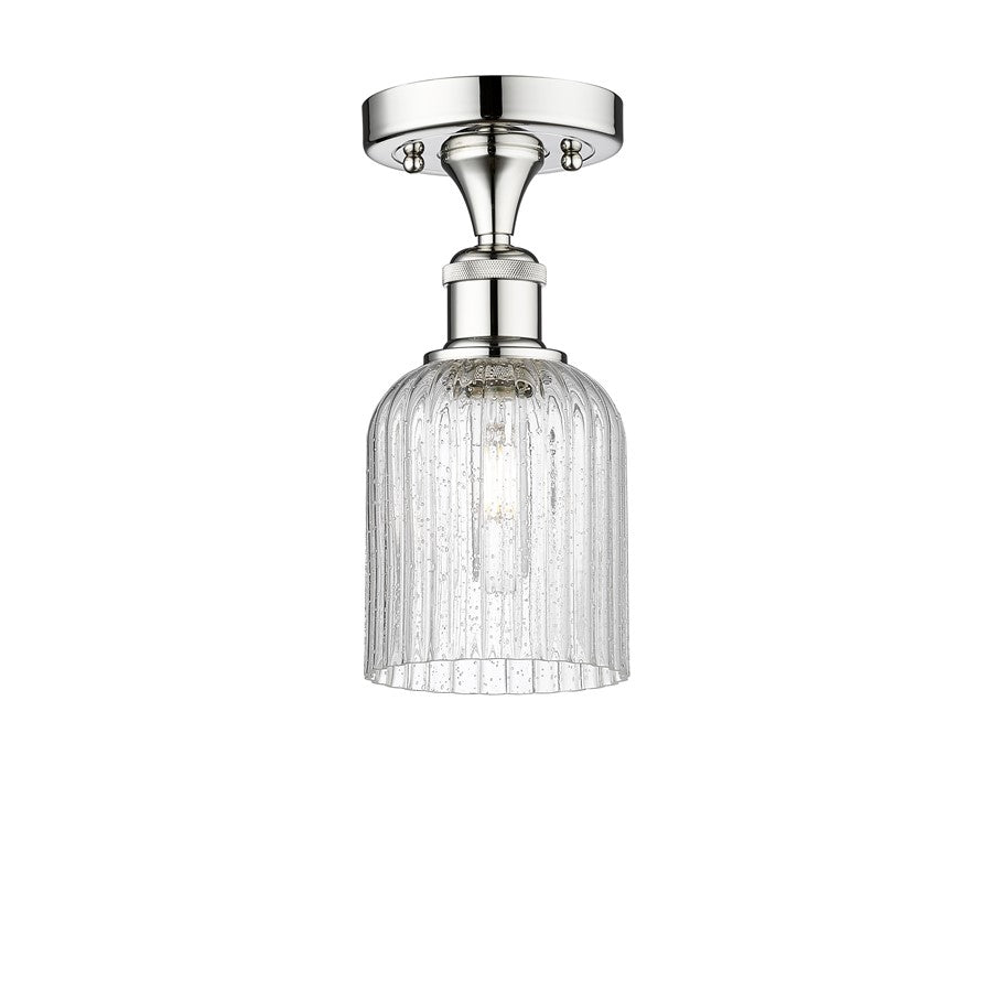 Innovations Edison Bridal Veil 1Lt 5" Semi-Flush, CH/SD - 616-1F-PC-G559-5SDY