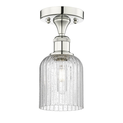 Innovations Edison Bridal Veil 1Lt 5" Semi-Flush, PN/SD - 616-1F-PN-G559-5SDY