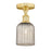 Innovations Edison Bridal Veil 1Lt 5" Semi-Flush, GD/MC - 616-1F-SG-G559-5ME