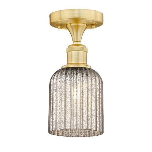 Innovations Edison Bridal Veil 1Lt 5" Semi-Flush, GD/MC - 616-1F-SG-G559-5ME
