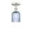 Innovations Edison Bridal Veil 1Lt 5" Semi-Flush, SN/BL - 616-1F-SN-G559-5BL