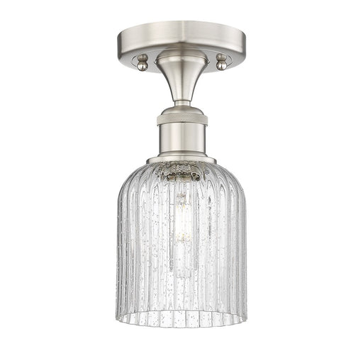 Innovations Edison Bridal Veil 1Lt 5" Semi-Flush, SN/SD - 616-1F-SN-G559-5SDY