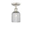 Innovations Edison Bridal Veil 1Lt 5" Semi-Flush, SN/SM - 616-1F-SN-G559-5SM