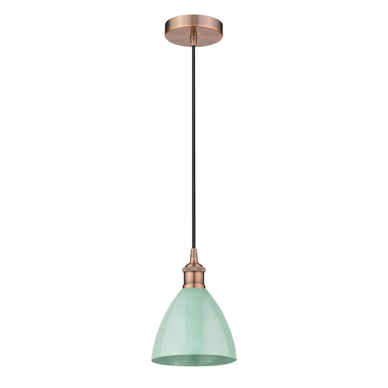 Innovations Plymouth Dome 7.5" Cord Mini Pendant, CP/SF- 616-1P-AC-MBD-75-SF