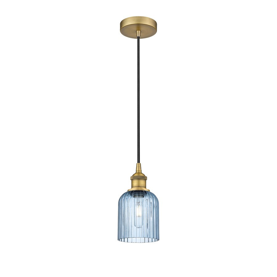 Innovations Edison Bridal Veil 1Lt 5" Cord Mini Pend, BB/BL - 616-1P-BB-G559-5BL