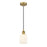 Innovations Edison Bridal Veil 5" Cord Mini Pend, BB/GW - 616-1P-BB-G559-5GWH