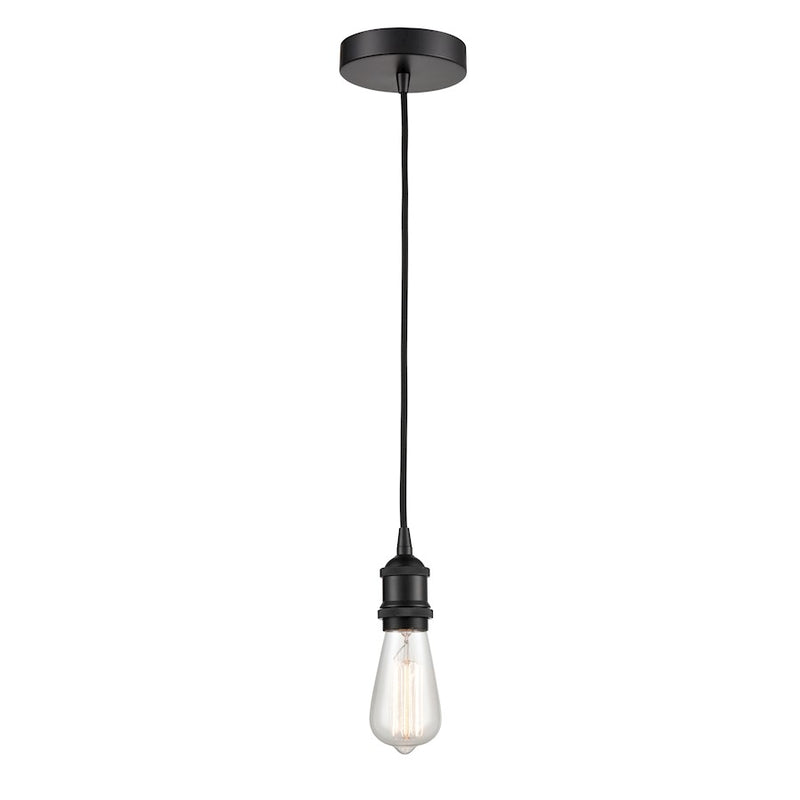 Innovations 616-1P-BK Mini Pendant, Matte Black- 616-1P-BK