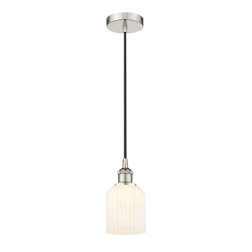 Innovations Edison Bridal Veil 5" Cord Mini Pend, PN/GW - 616-1P-PN-G559-5GWH