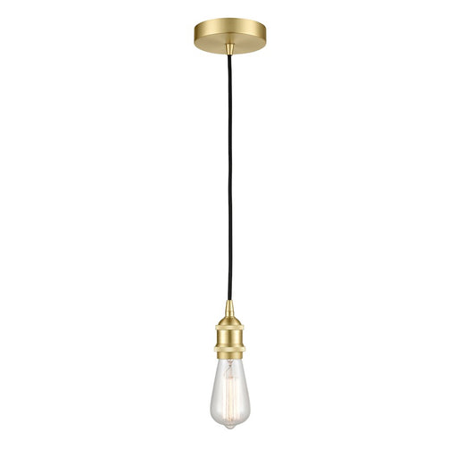 Innovations Lighting Edison Edison 1 Light Mini Pendant, Satin Brass