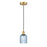 Innovations Edison Bridal Veil 1Lt 5" Cord Mini Pend, GD/BL - 616-1P-SG-G559-5BL