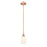 Innovations Edison Bridal Veil 5" Stem Mini Pend, CP/GW - 616-1S-AC-G559-5GWH