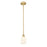 Innovations Edison Bridal Veil 5" Stem Mini Pend, BB/GW - 616-1S-BB-G559-5GWH