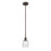 Innovations Edison Bridal Veil 5" Stem Mini Pend, BZ/SD - 616-1S-OB-G559-5SDY