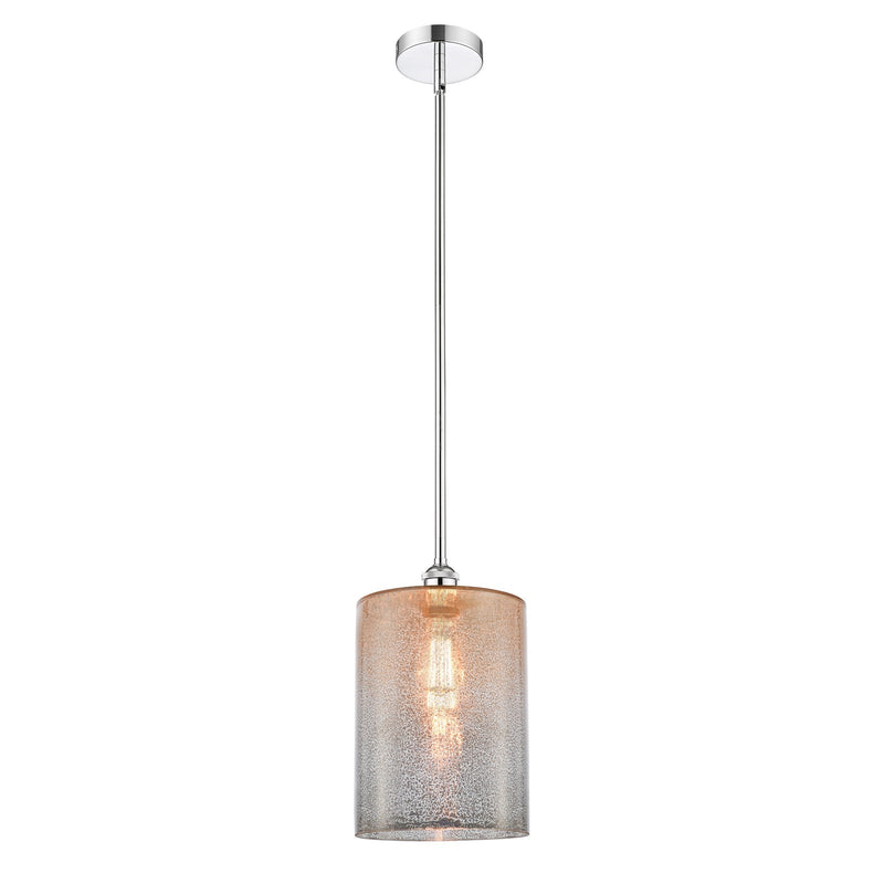 Innovations Cobbleskill 9in 1-Light Mini Pendant | Industrial Polished Chrome and Mercury Glass | Kitchen Island & Dining | Model 616-1S-PC-G116-L-LED
