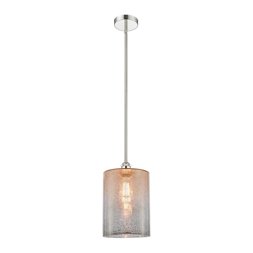 Innovations Cobbleskill 9in 1-Light Mini Pendant | Art Nouveau Polished Nickel and Mercury Glass | Kitchen Island & Dining Room | Model 616-1S-PN-G116-L