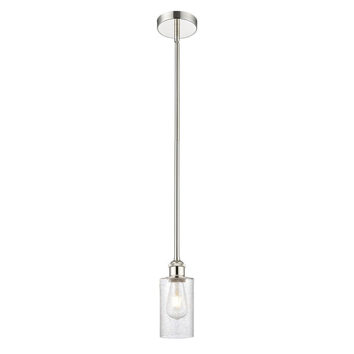 Innovations Clymer 4in 1-Light Mini Pendant | Art Nouveau Polished Nickel and Seedy Glass | Kitchen Island & Dining Room | 3.88 x | Model 616-1S-PN-G804