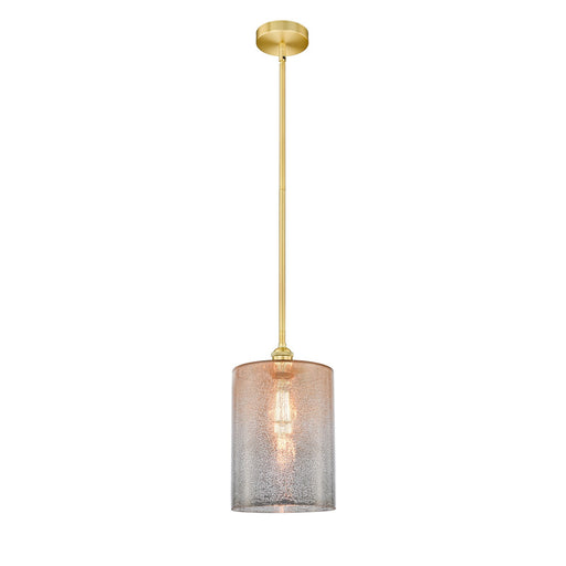 Innovations Cobbleskill 9in 1-Light Mini Pendant | Art Nouveau Satin Gold Steel and Mercury Glass | Kitchen Island & Dining | Model 616-1S-SG-G116-L-LED