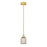 Innovations Edison Bridal Veil 1Lt 5" Stem Mini Pend, GD/MC - 616-1S-SG-G559-5ME