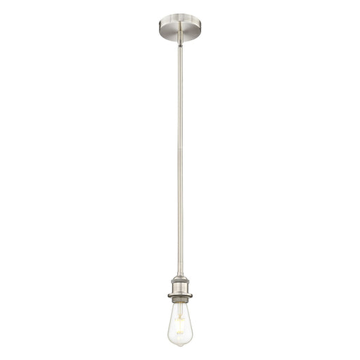 Innovations Lighting Edison 2in 1-Light Mini Pendant | Contemporary Satin Nickel Steel and Vintage LED | Kitchen Island & Breakfast | Model 616-1S-SN-LED