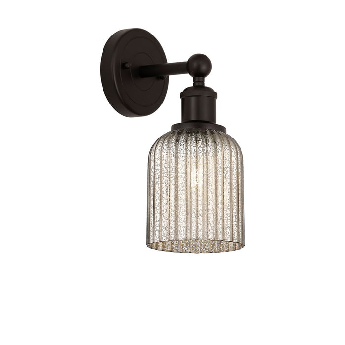 Innovations Edison Bridal Veil 1Lt 5" Sconce, BZ/MC - 616-1W-OB-G559-5ME