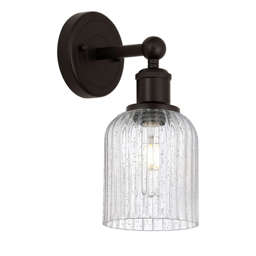 Innovations Edison Bridal Veil 1Lt 5" Sconce, Bronze/Seedy - 616-1W-OB-G559-5SDY