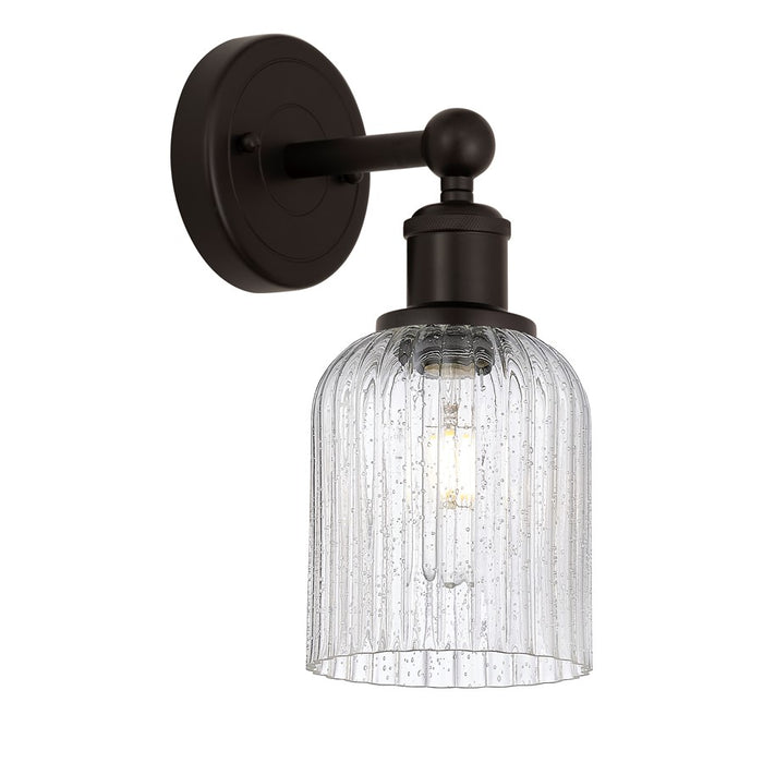 Innovations Edison Bridal Veil 1Lt 5" Sconce, Bronze/Seedy - 616-1W-OB-G559-5SDY