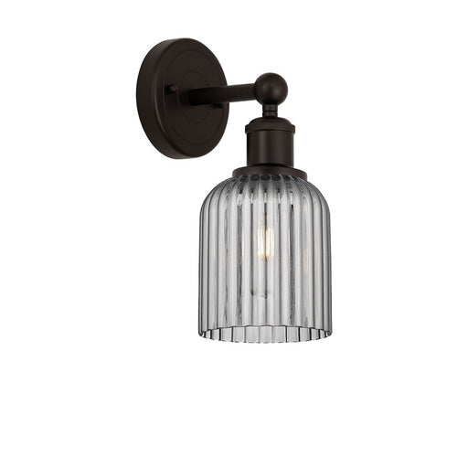 Innovations Edison Bridal Veil 1Lt 5" Sconce, Bronze//Smoke- 616-1W-OB-G559-5SM