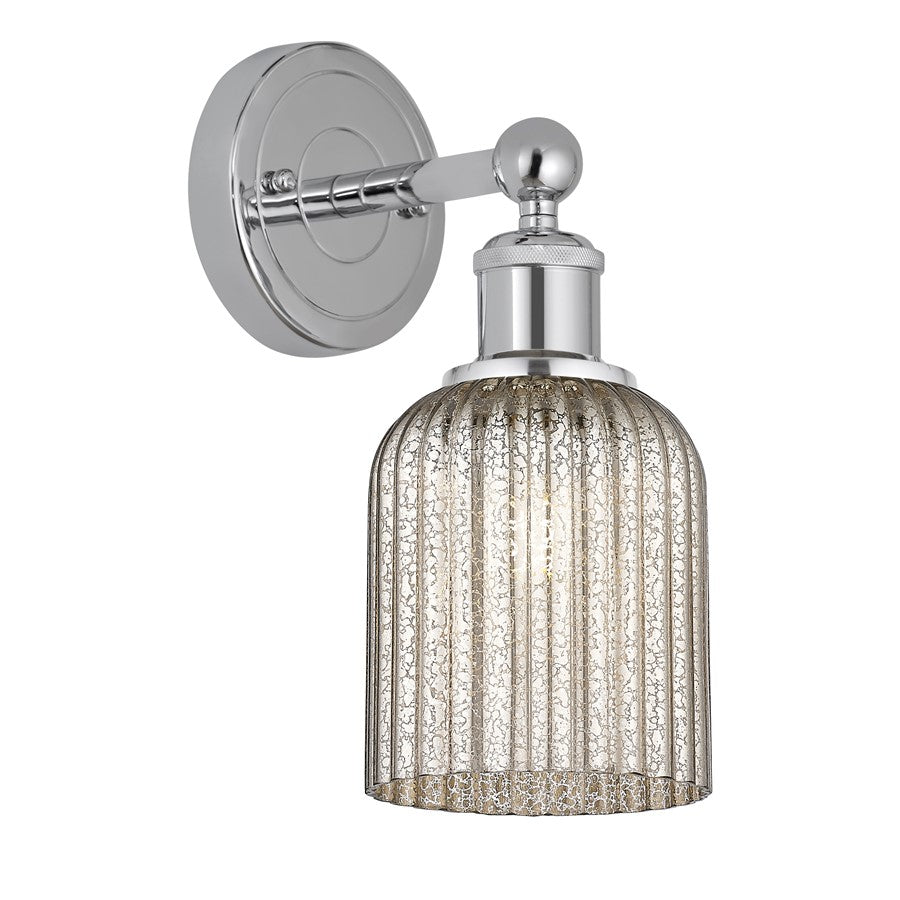 Innovations Edison Bridal Veil 1Lt 5" Sconce, CH/MC - 616-1W-PC-G559-5ME