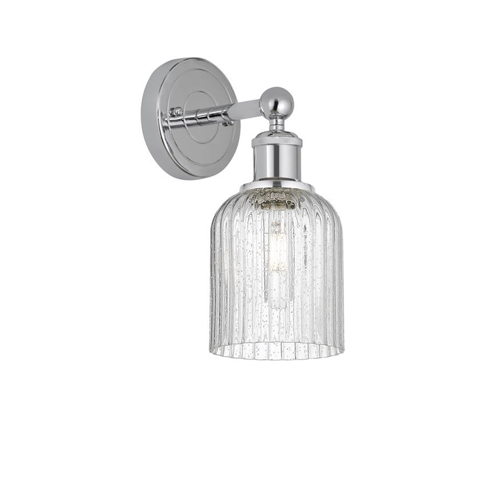 Innovations Edison Bridal Veil 1Lt 5" Sconce, Chrome/Seedy - 616-1W-PC-G559-5SDY
