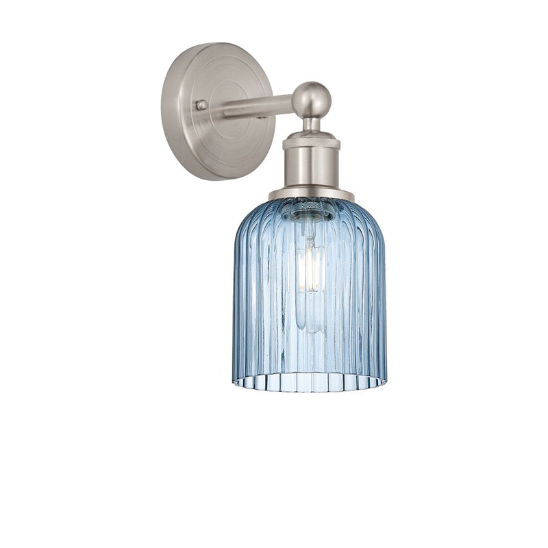 Innovations Edison Bridal Veil 1Lt 5" Sconce, SN/BL - 616-1W-SN-G559-5BL
