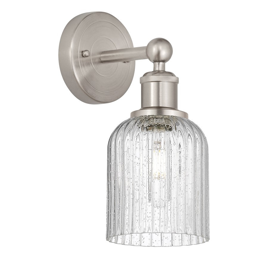 Innovations Edison Bridal Veil 1Lt 5" Sconce, SN/SD - 616-1W-SN-G559-5SDY