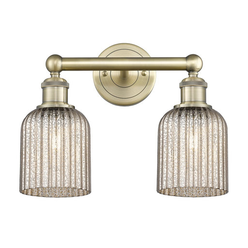 Innovations Edison Bridal Veil 2Lt 14" Bath, AB/MC - 616-2W-AB-G559-5ME