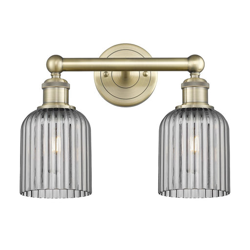 Innovations Edison Bridal Veil 2Lt 14" Bath, AB/SM - 616-2W-AB-G559-5SM