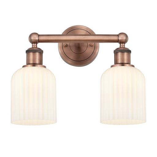 Innovations Edison Bridal Veil 2Lt 14" Bath, CP/GW - 616-2W-AC-G559-5GWH