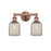Innovations Edison Bridal Veil 2Lt 14" Bath, Copper/Mercury - 616-2W-AC-G559-5ME