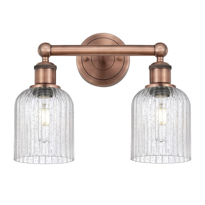 Innovations Edison Bridal Veil 2Lt 14" Bath, Copper/Seedy - 616-2W-AC-G559-5SDY