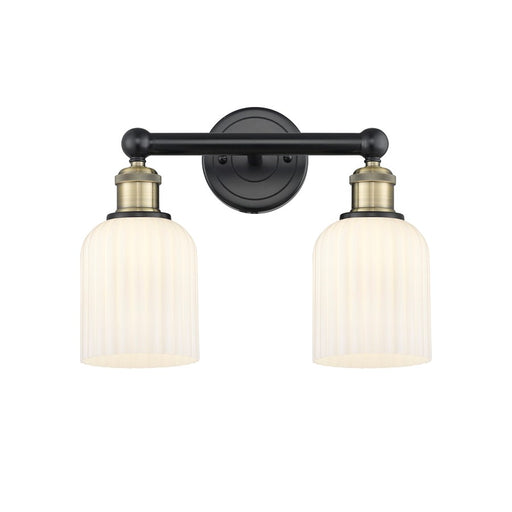 Innovations Edison Bridal Veil 2Lt 14" Bath, BLB/GW - 616-2W-BAB-G559-5GWH