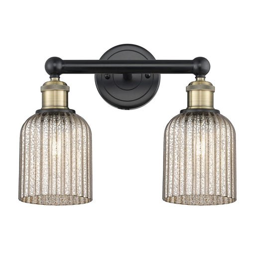 Innovations Edison Bridal Veil 2Lt 14" Bath, BLB/MC - 616-2W-BAB-G559-5ME