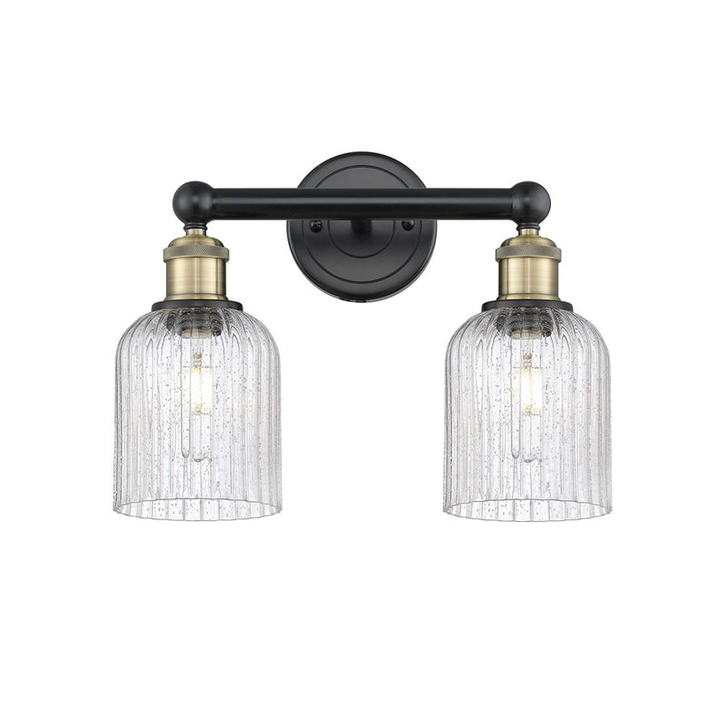 Innovations Edison Bridal Veil 2Lt 14" Bath, BLB/SD - 616-2W-BAB-G559-5SDY