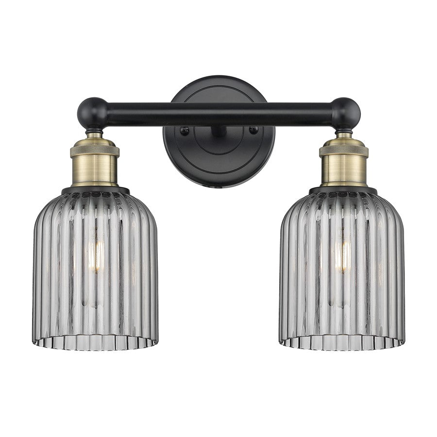 Innovations Edison Bridal Veil 2Lt 14" Bath, BLB/SM - 616-2W-BAB-G559-5SM