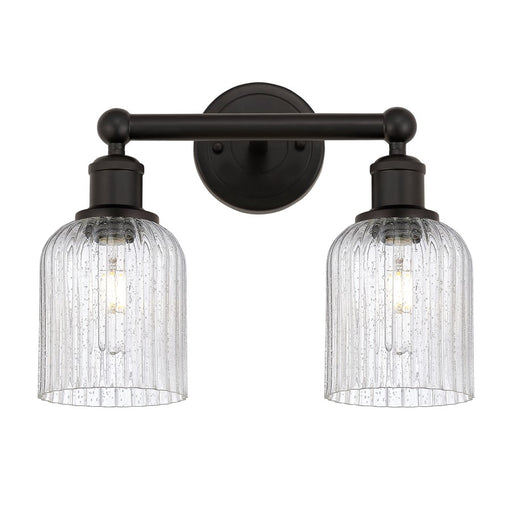 Innovations Edison Bridal Veil 2Lt 14" Bath, Bronze/Seedy - 616-2W-OB-G559-5SDY