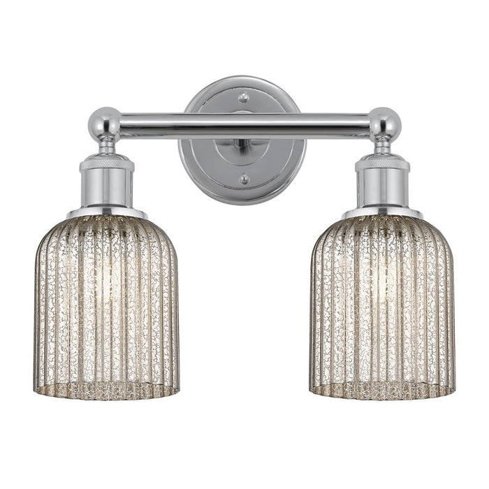 Innovations Edison Bridal Veil 2Lt 14" Bath, Chrome/Mercury - 616-2W-PC-G559-5ME