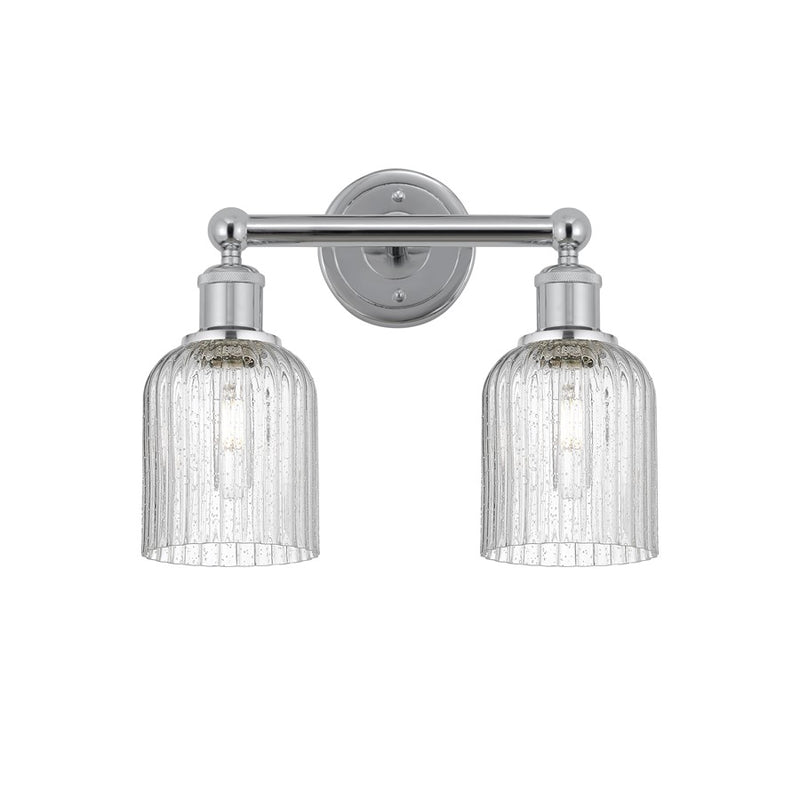 Innovations Edison Bridal Veil 2Lt 14" Bath, Chrome/Seedy - 616-2W-PC-G559-5SDY