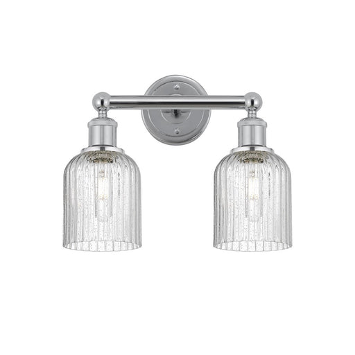 Innovations Edison Bridal Veil 2Lt 14" Bath, Chrome/Seedy - 616-2W-PC-G559-5SDY