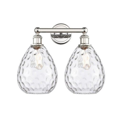Innovations Waverly 17in 2-Light Bath Vanity Light | Industrial Polished Nickel and Clear Glass | Bathroom Vanity | 17 x 14.25 x | Model 616-2W-PN-G372