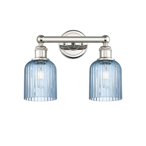 Innovations Edison Bridal Veil 2Lt 14" Bath, PN/BL - 616-2W-PN-G559-5BL