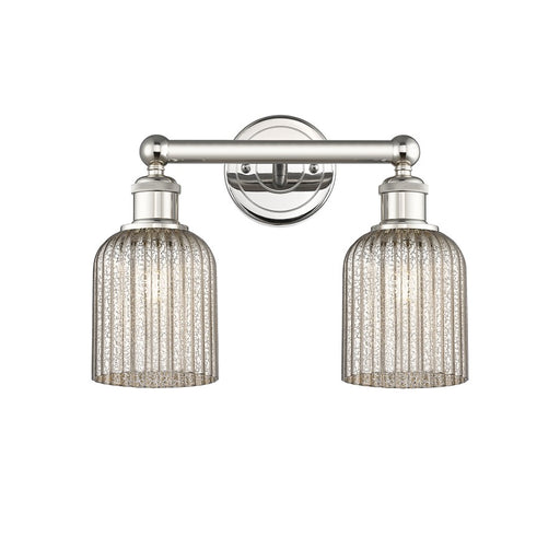 Innovations Edison Bridal Veil 2Lt 14" Bath, PN/MC - 616-2W-PN-G559-5ME