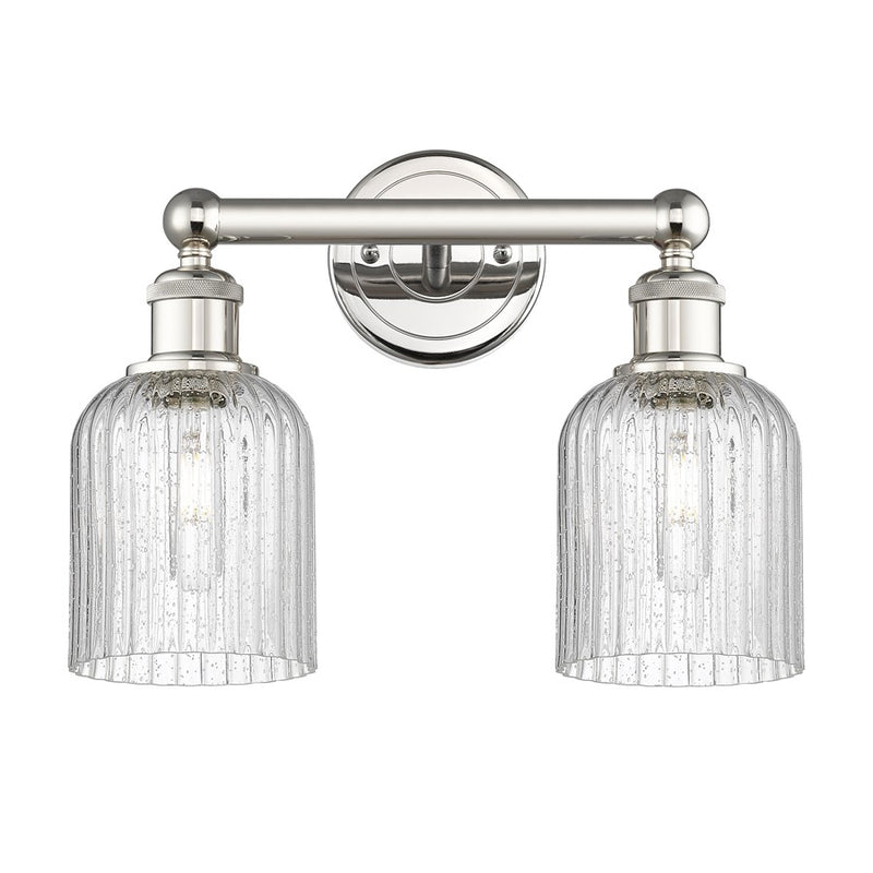 Innovations Edison Bridal Veil 2Lt 14" Bath, PN/SD - 616-2W-PN-G559-5SDY