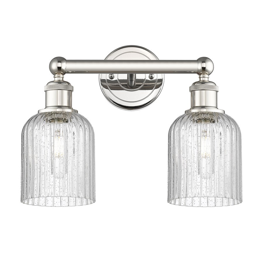 Innovations Edison Bridal Veil 2Lt 14" Bath, PN/SD - 616-2W-PN-G559-5SDY